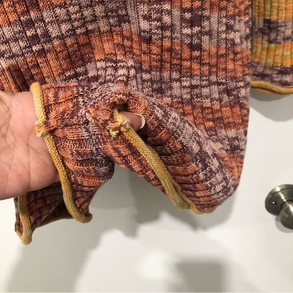 FREE PEOPLE WENDY RIBBED ROMPER KNIT SWEATER.SIZE XS - Picture 8 of 16